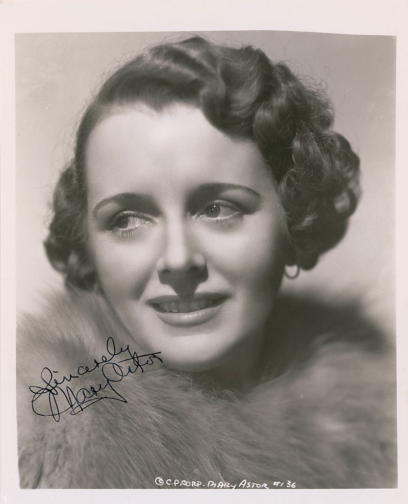 Mary Astor Autographed Preprint Signed Photo Fridge Magnet 